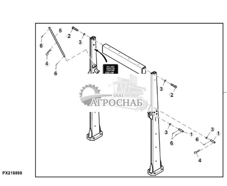 Складная система защиты от опрокидывания в сборе - ST758784 474.jpg